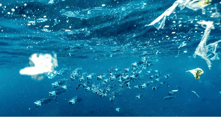 Microplastics in de oceaan
